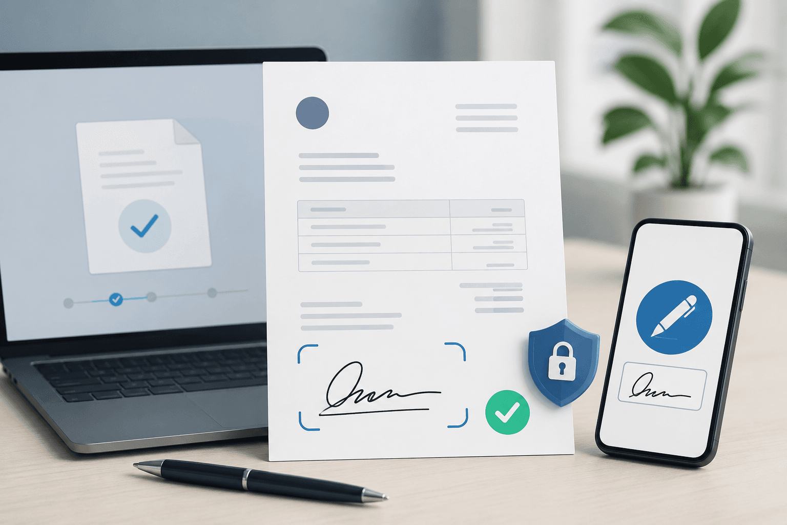 How to add an electronic signature to a quote