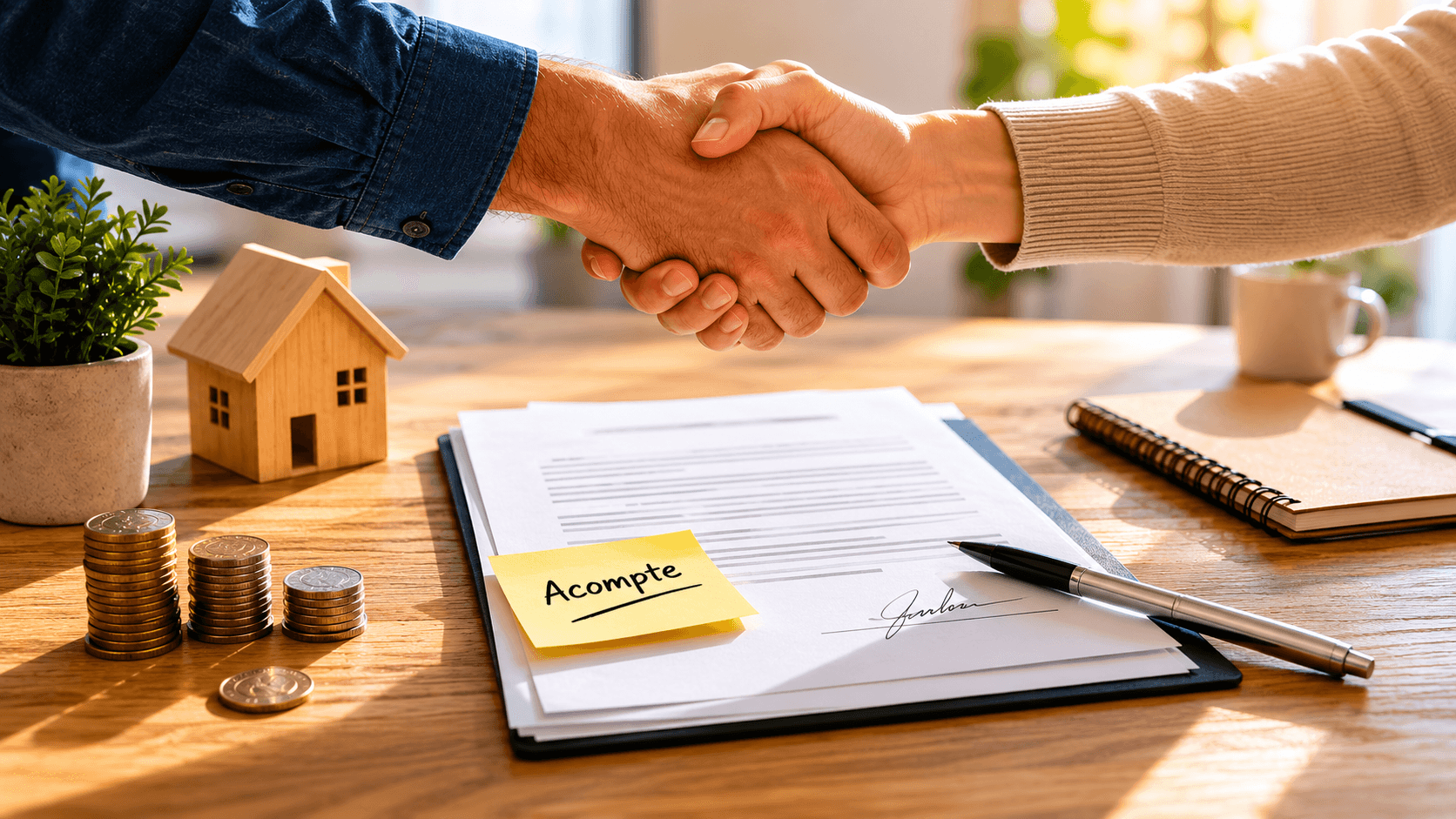 How to ask for a deposit on a quote